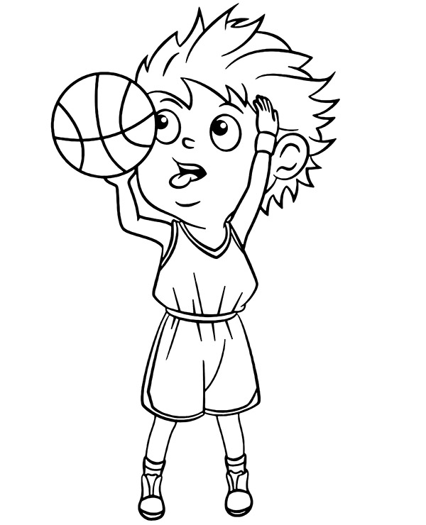 Dibujos para colorear e imprimir Baloncesto