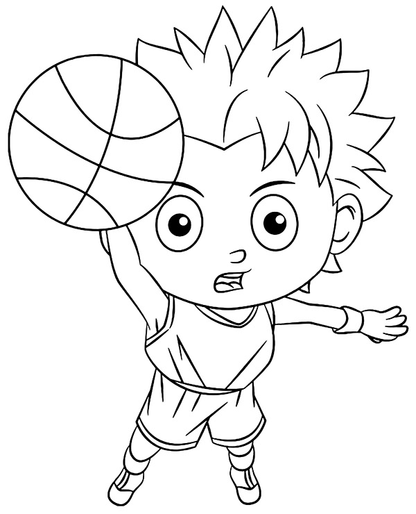 Dibujos para colorear e imprimir Baloncesto