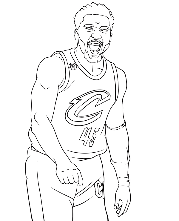 Dibujos para colorear e imprimir Baloncesto