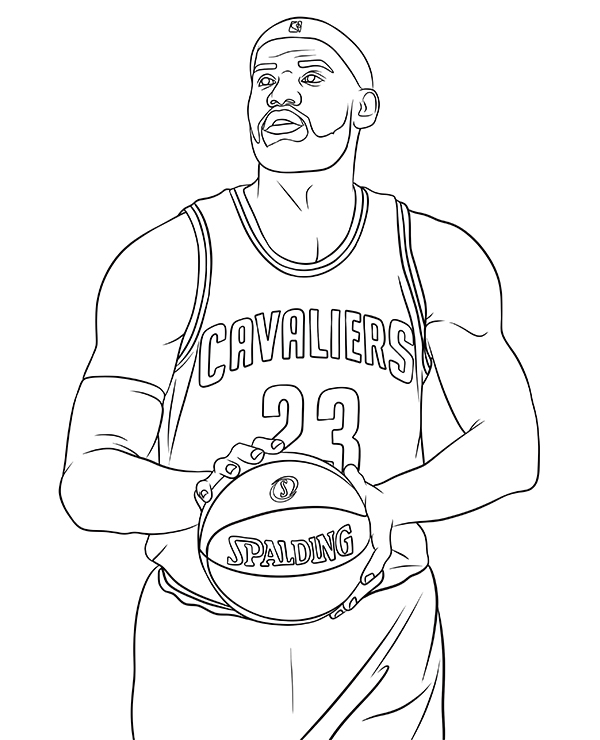 Dibujos para colorear e imprimir Baloncesto