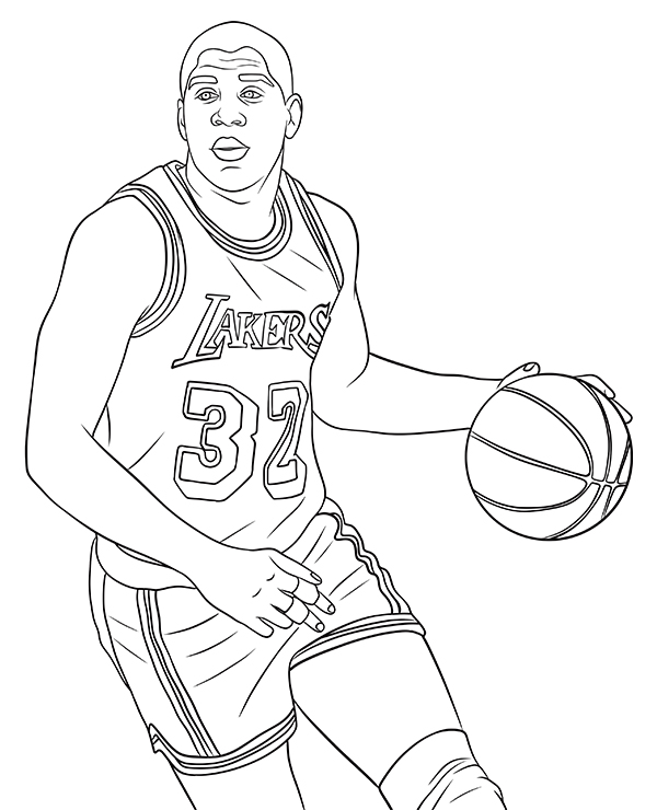 Dibujos para colorear e imprimir Baloncesto