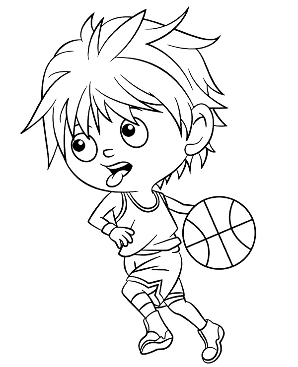 Dibujos para colorear e imprimir Baloncesto