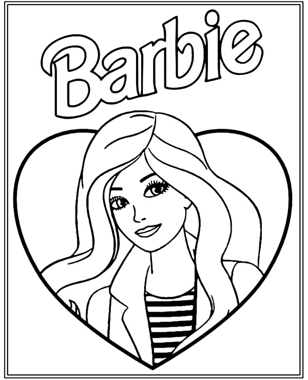 Dibujos para colorear e imprimir Barbie