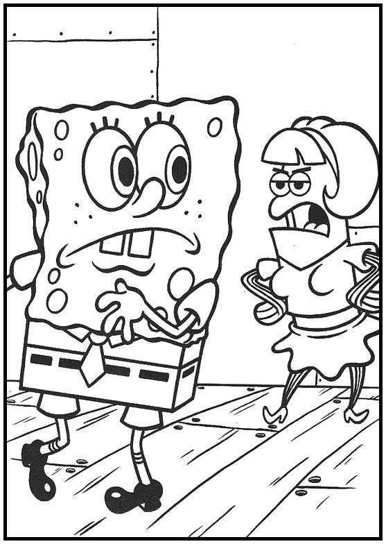 Dibujos para colorear e imprimir Bob Esponja