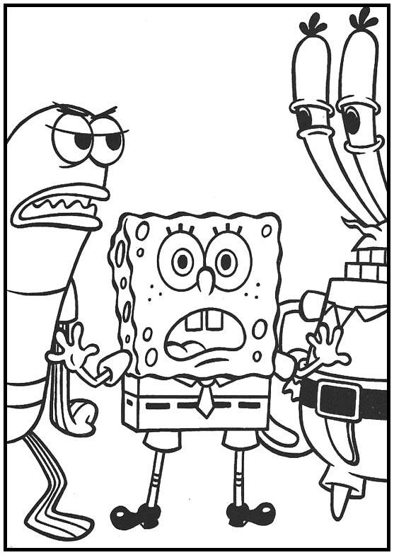 Dibujos para colorear e imprimir Bob Esponja