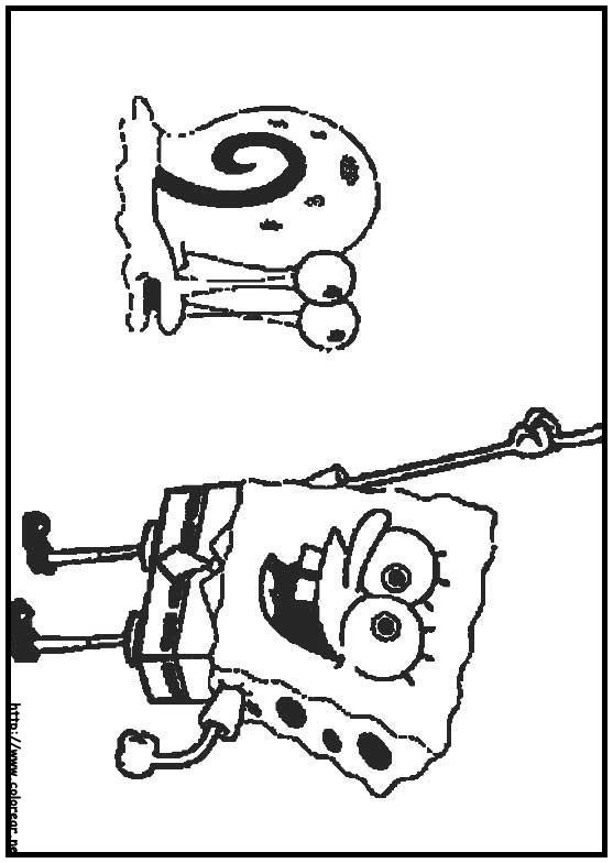 Dibujos para colorear e imprimir Bob Esponja