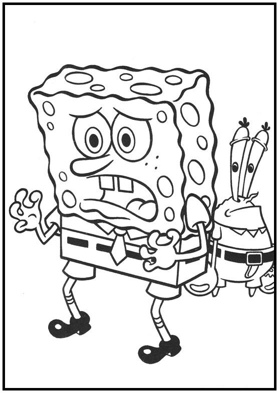 Dibujos para colorear e imprimir Bob Esponja