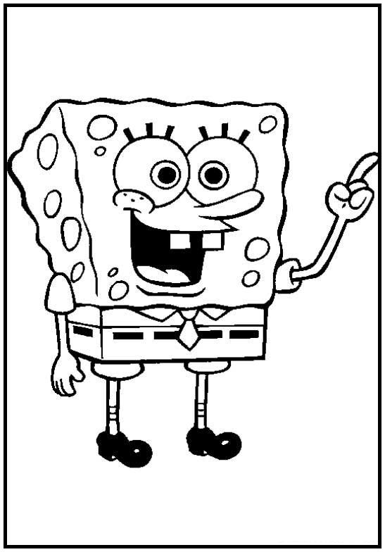 Dibujos para colorear e imprimir Bob Esponja