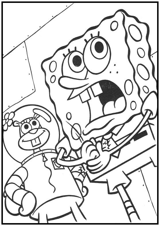 Dibujos para colorear e imprimir Bob Esponja