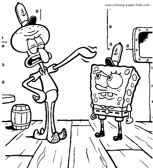 Dibujos para colorear e imprimir Bob Esponja