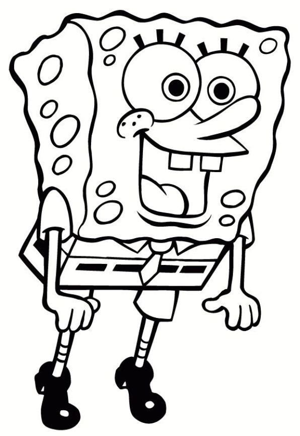 Dibujos para colorear e imprimir Bob Esponja