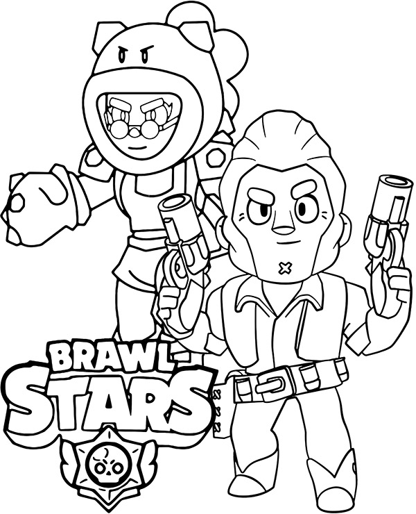 Dibujos para colorear e imprimir Brawl Stars