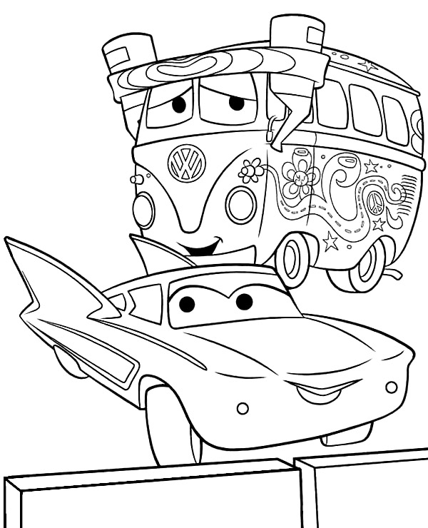 Dibujos para colorear e imprimir Cars