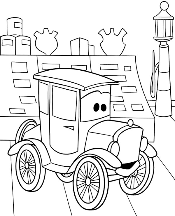 Dibujos para colorear e imprimir Cars