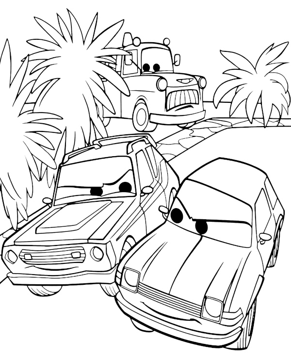 Dibujos para colorear e imprimir Cars