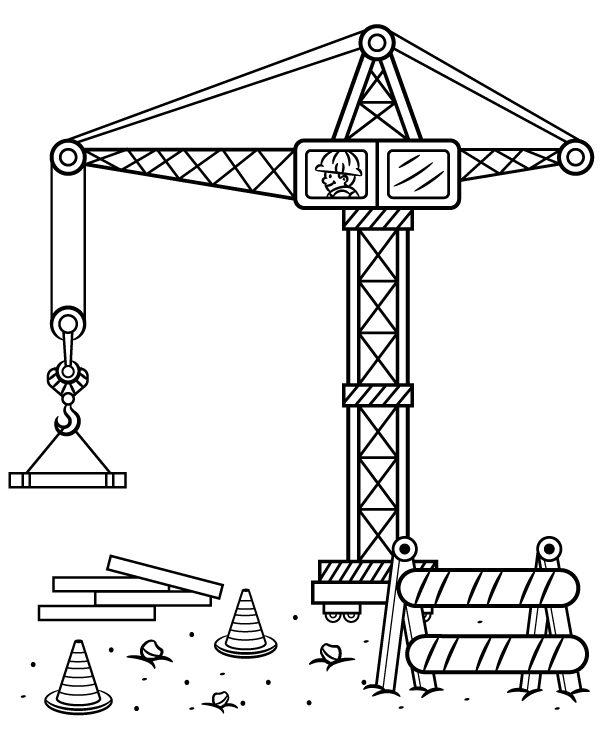 Dibujos para colorear e imprimir Construcción