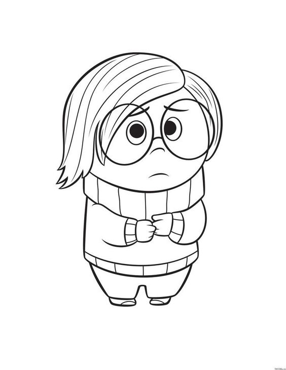 Dibujos para colorear e imprimir Del Revés Inside Out