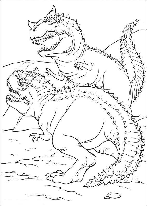 Dibujos para colorear e imprimir Dinosaurios