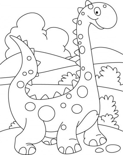 Dibujos para colorear e imprimir Dinosaurios