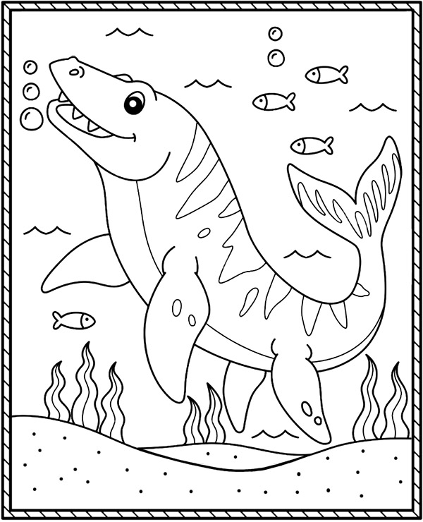 Dibujos para colorear e imprimir Dinosaurios