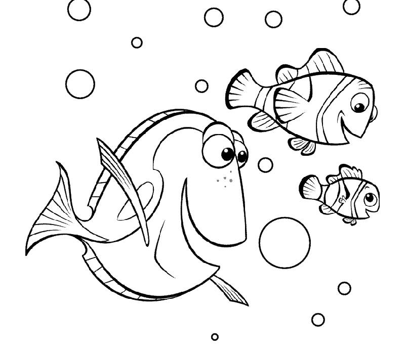 Dibujos para colorear e imprimir Dory