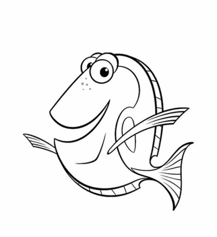 Dibujos para colorear e imprimir Dory