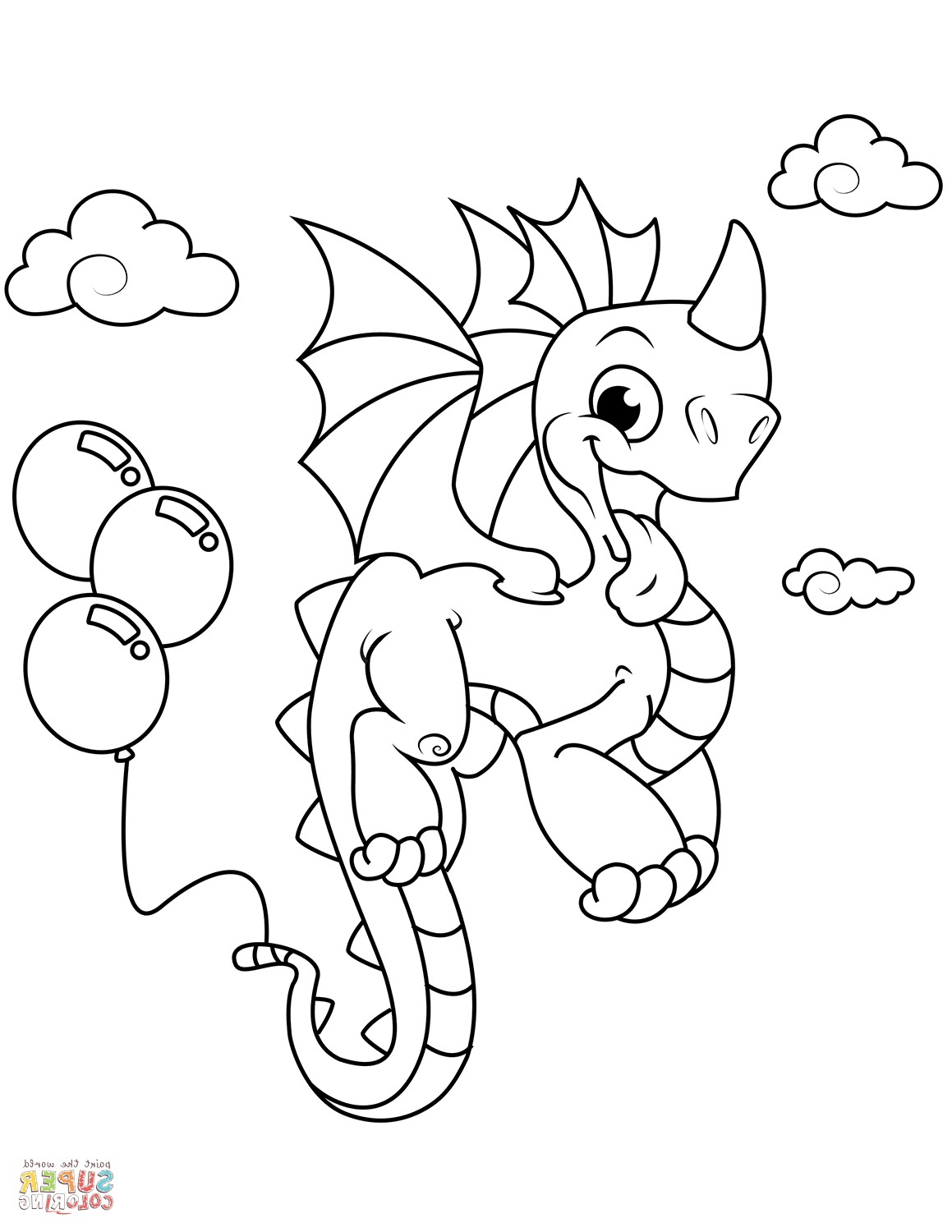 Dibujos para colorear e imprimir Dragones