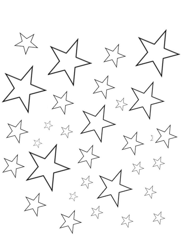 Dibujos para colorear e imprimir Estrellas