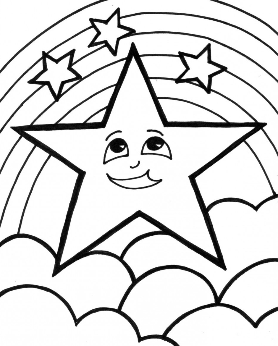 Dibujos para colorear e imprimir Estrellas