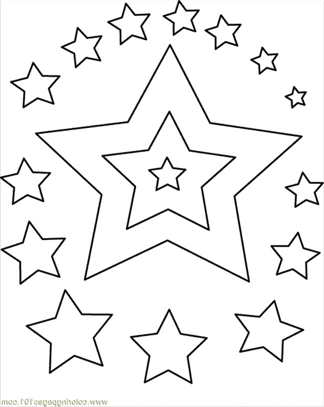 Dibujos para colorear e imprimir Estrellas