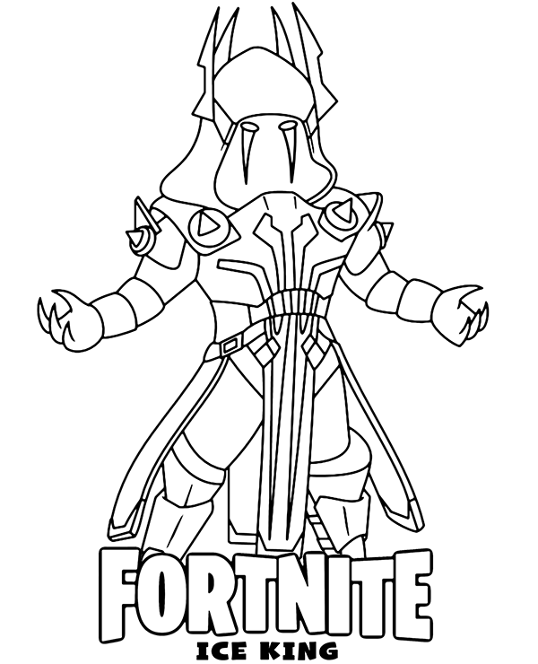 Dibujos para colorear e imprimir Fortnite