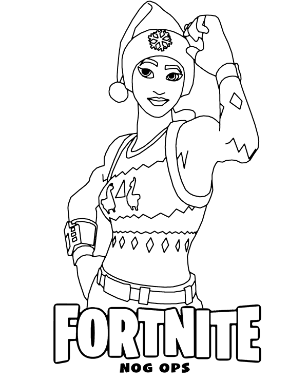 Dibujos para colorear e imprimir Fortnite