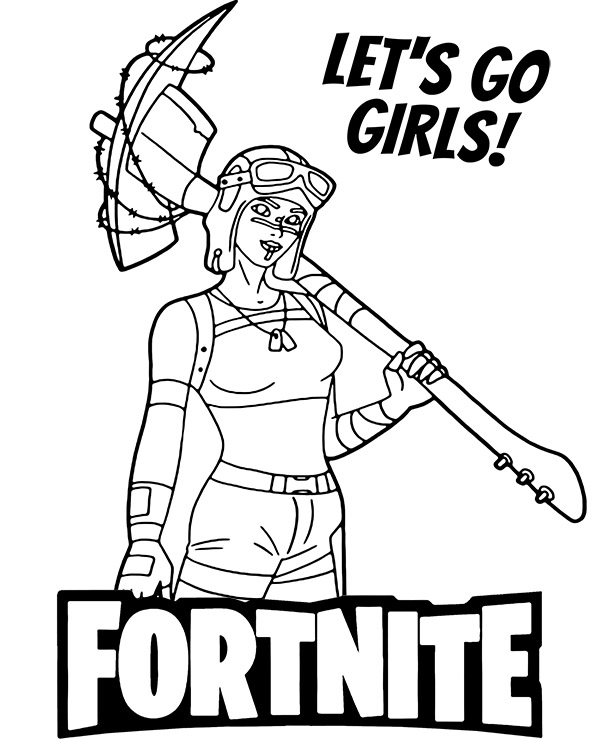 Dibujos para colorear e imprimir Fortnite