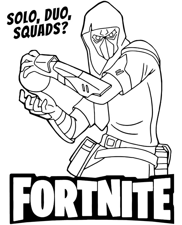 Dibujos para colorear e imprimir Fortnite