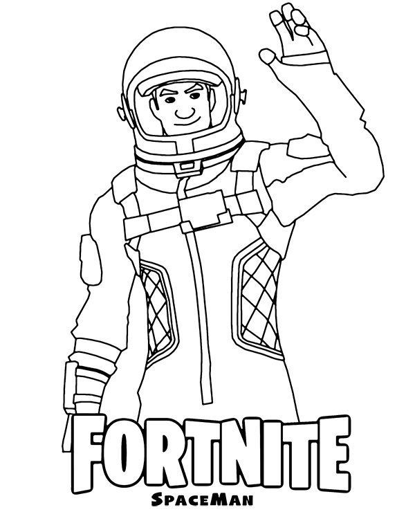 Dibujos para colorear e imprimir Fortnite