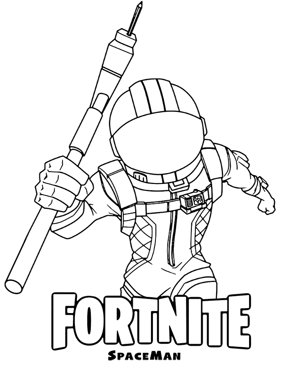 Dibujos para colorear e imprimir Fortnite