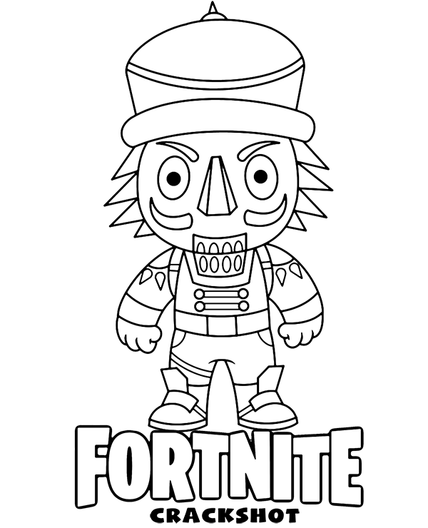 Dibujos para colorear e imprimir Fortnite