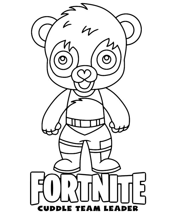 Dibujos para colorear e imprimir Fortnite