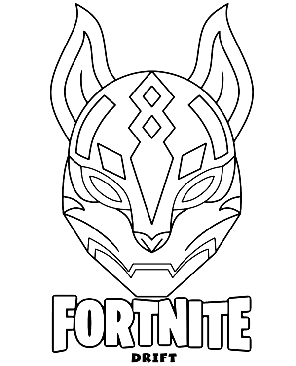 Dibujos para colorear e imprimir Fortnite