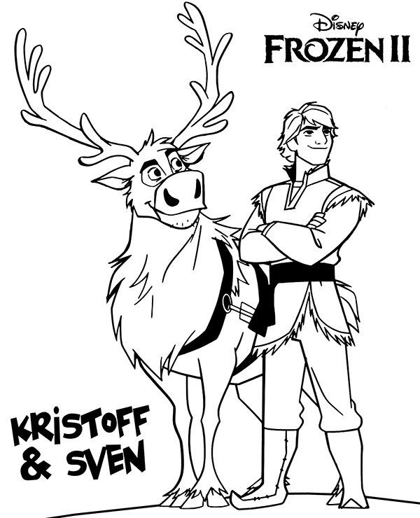 Dibujos para colorear e imprimir Frozen