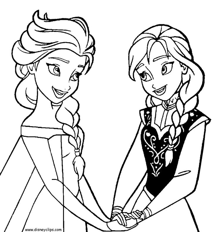 Dibujos para colorear e imprimir Frozen