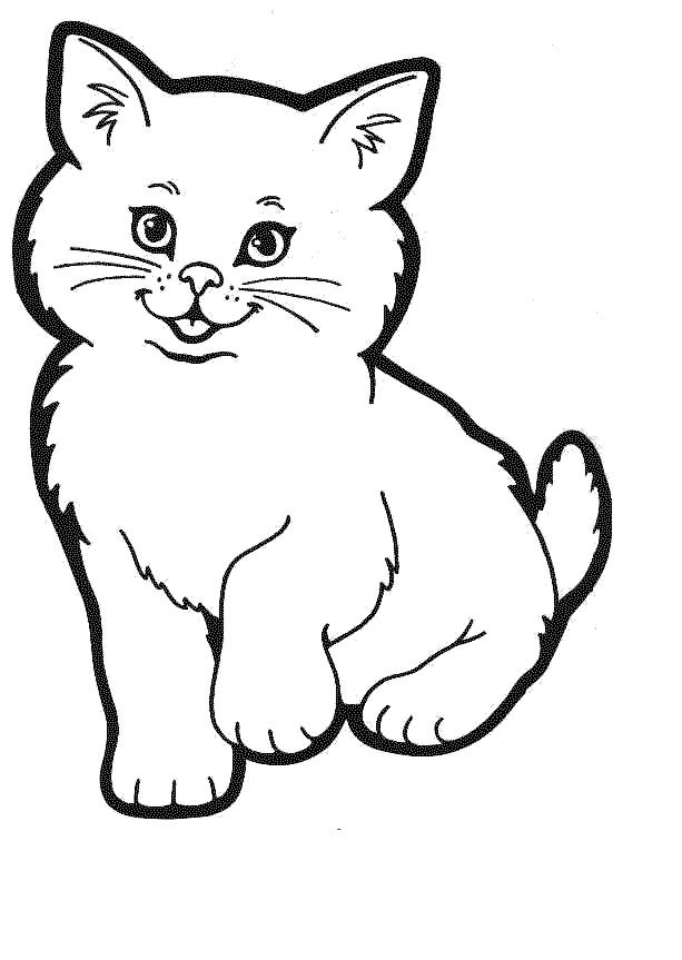 Dibujos para colorear e imprimir Gatos