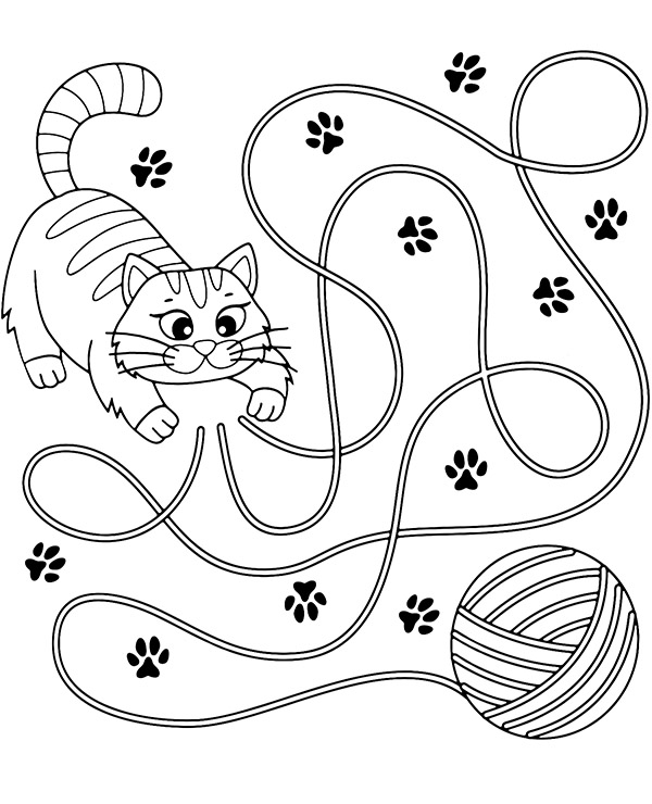 Dibujos para colorear e imprimir Gatos