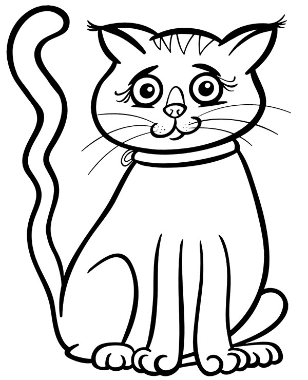 Dibujos para colorear e imprimir Gatos