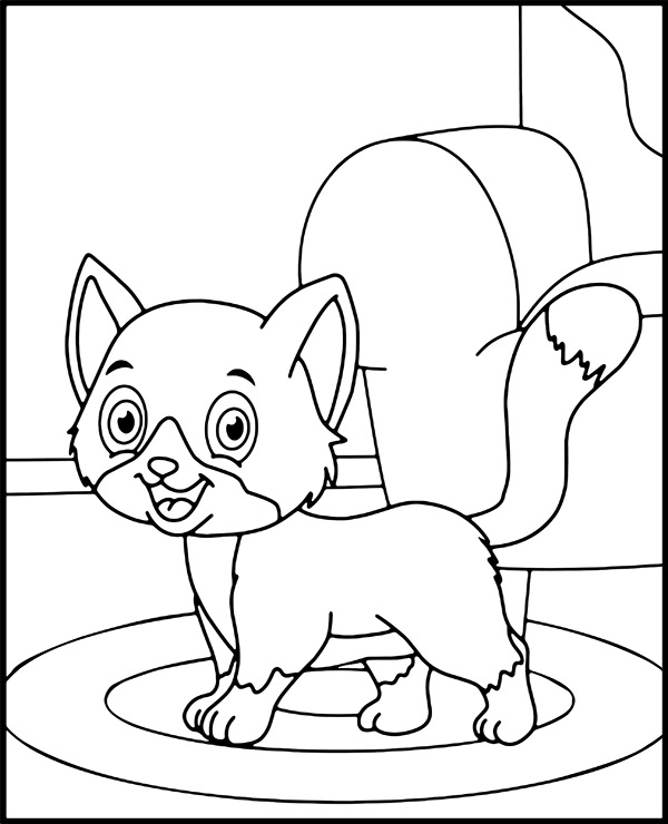 Dibujos para colorear e imprimir Gatos