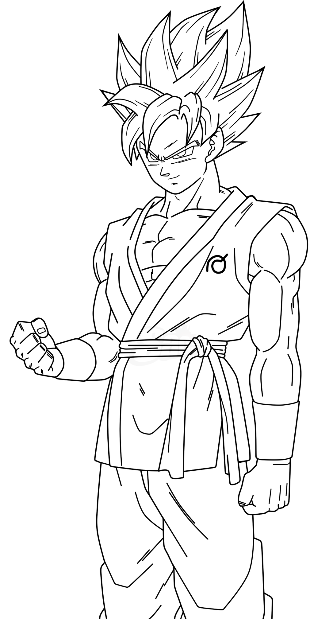 Dibujos para colorear e imprimir Goku