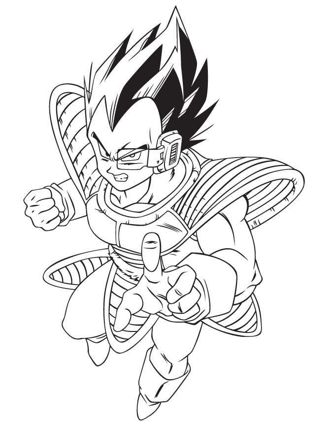 Dibujos para colorear e imprimir Goku