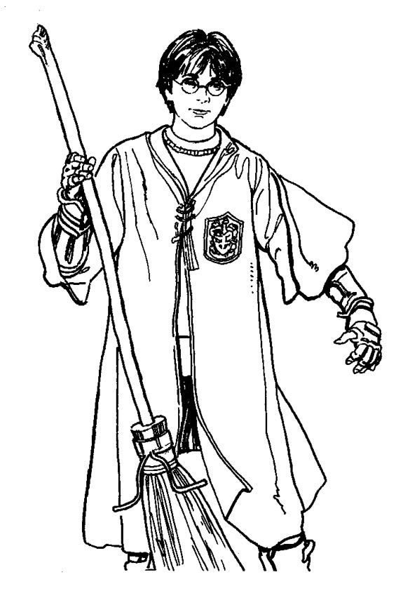 Dibujos para colorear e imprimir Harry Potter