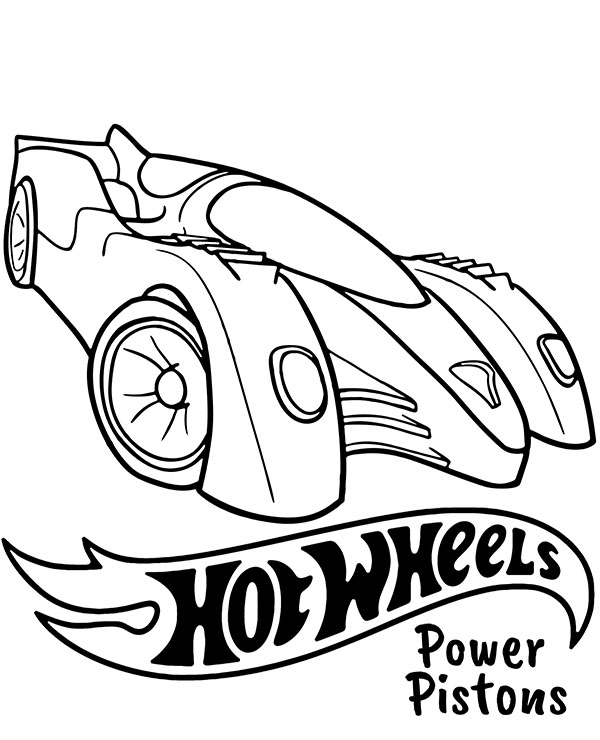 Dibujos para colorear e imprimir Hot Wheels