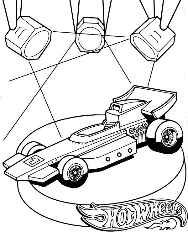 Dibujos para colorear e imprimir Hot Wheels